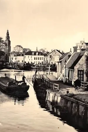 Groningen Oosterhaven Binnenvaart schepen Newo fotokaart HC3766 Oferta limitowana