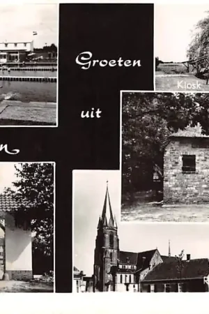 Veldhoven Zwembad Kiosk Kindertehuis Kerk HC3146 Nowość