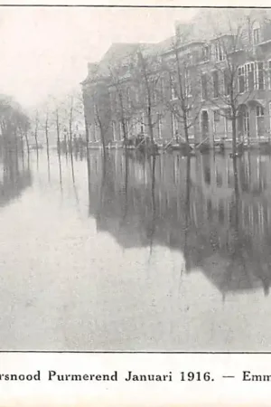 Kup teraz Purmerend Watersnood Januari 1916 Emmakade Uitg. J.P. Schuld HC3284