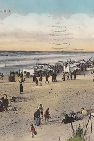 Zandvoort Strand Panorama Zee 1914 HC3268 Oferta limitowana