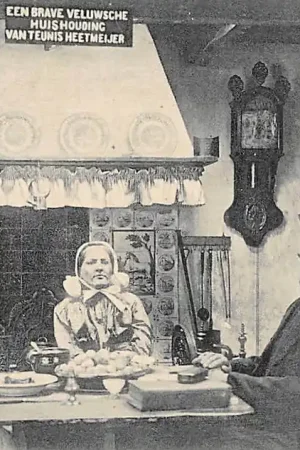 Najlepsza cena Apeldoorn Een Veluwsche Keuken vanuit de Grot aan den Prinses Julianatoren 1920 Vintage Klederdracht Veluwe HC3219