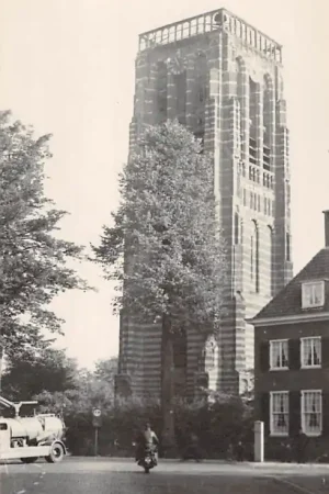 Vught Fotokaart Kerk met betonmolen auto HC3174 Wyprzedaż