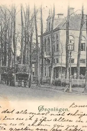 Oryginalny Groningen Waterloo 1900 Paard en wagen HC3059