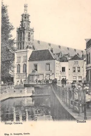 Wysoka jakość Gouda Hooge Gouwe hoek Wijdstraat Gompers Prachtig! HC3020