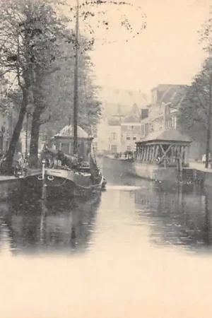 Gouda Gouwe Visbanken en Binnenvaart schepen HC2961 Premium