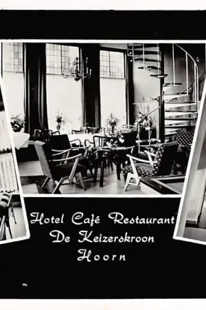 Hoorn Reclame Hotel Cafe Restaurant De Keizerskroon 1961 HC2746 Darmowa dostawa