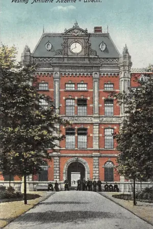 Zwrot pieniędzy Utrecht Vesting Artillerie Kazerne 1916 Militair Soldaten HC2483