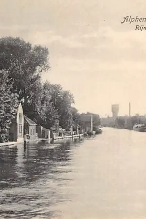 Alphen aan den Rijn Rijngezicht met Watertoren 1923 HC2300 Oryginalny
