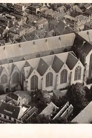 Gouda KLM Luchtfoto 3755 Goote Kerk Markt en Tiendeweg 1939 HC2071 Nowość