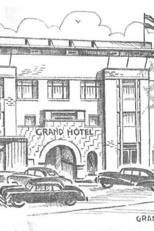 Heerlen Reclame Grand Hotel Café Restaurant Bar 1957 HC2049 Zwrot pieniędzy