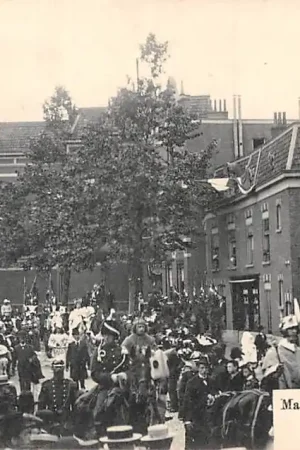 Nowość Utrecht Maskerade 25 juni 1901 Le Roy Militair HC1974