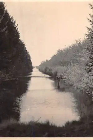 Appelscha Fotokaart Kanaal 1945 HC1893 Autentyczny
