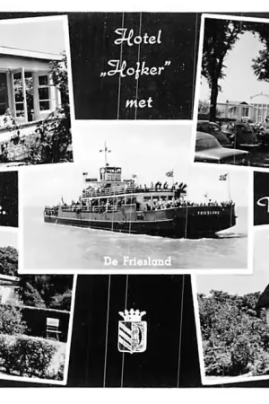 Ameland Nes Hotel Hofker met Bungalowpark Veerpont 1957 HC1881 Szybka dostawa