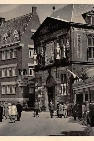 Gouda De Waag Kaasmarkt Markt Hotel Restaurant De Zalm HC1592 Wyprzedaż