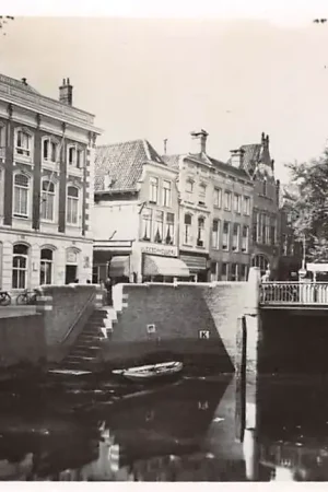 Gouda Westhaven Postkantoor Slagerij en Vleeschhouwerij 1946 HC1565 Najlepsza cena