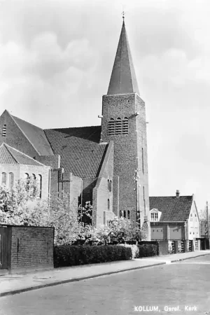 Premium Kollum Gereformeerde Kerk 1961 HC1867