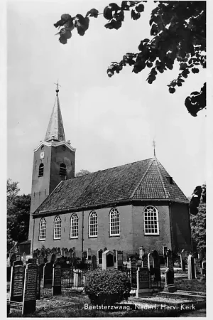 Beetsterzwaag Ned. Hervormde Kerk Begraafplaats 1953 HC1858 Tylko dziś