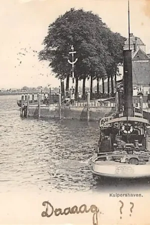Zamów teraz Dordrecht 1902 Kuipershaven met sleepboot schepen HC1772