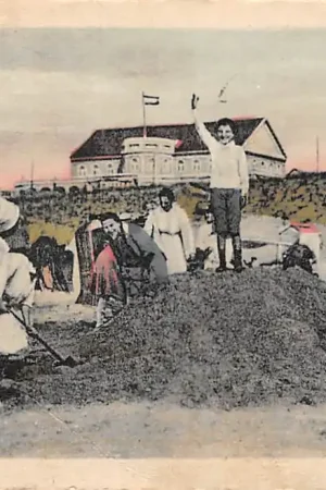 Premium Zandvoort Strand gezicht 1923 HC1313