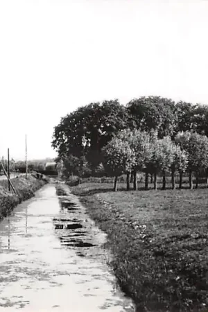 Premium Zo was Dordrecht Van overweg Achterweg naar overweg Dubbeldamseweg omstreeks 1900 HC16949