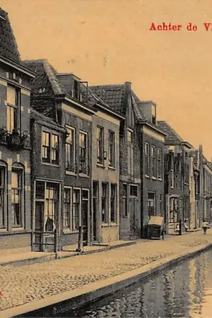 Gouda Achter de Vischmarkt 1912 Bijzonder mooie kaart!HC16265 Najlepsza cena