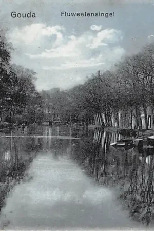 Promocja Gouda Fluweelensingel vanaf Doelebrug naar Tiendeweg HC15788