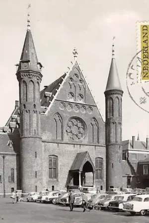 Den Haag Binnenhof met postzegel en stempels 's-Gravenhage van de eerste dag van uitgifte HC15657 Kup teraz