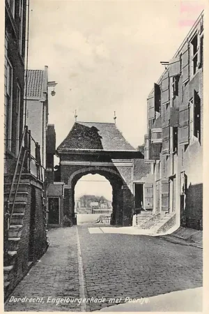 Dordrecht Engelburgerkade met Poortje HC14821 Wyprzedaż