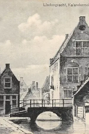 Oferta limitowana Dordrecht Lindengracht Kalandermolen voor 1834 (naar J. Rutten) HC14842