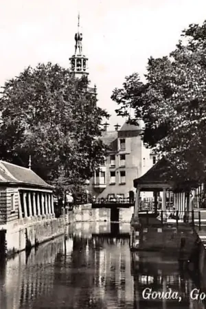 Nowość Gouda Gouwe met Visbanken 1960 HC14733