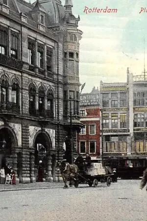 Rotterdam Hoofdsteeg Ingang 1910 HC14259 Premium