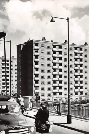 Rotterdam Overschie Flats Opel vrachtauto 1968 HC13629 Premium