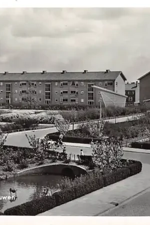 Alblasserdam Flatgebouwen 1957 HC13138 Kup teraz