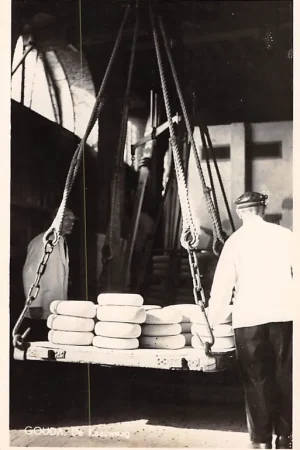 Tylko dziś Gouda De Kaaswaag Waagmeesters wegen de kazen HC7903