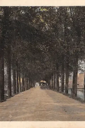 Gouda Ridder van Catsweg 1921 Schaarse kaart HC7107 Autentyczny