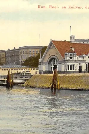 Wysoka jakość Rotterdam Veerhaven Kon. Roei- en Zeilver. de Maas 1912 HC6019