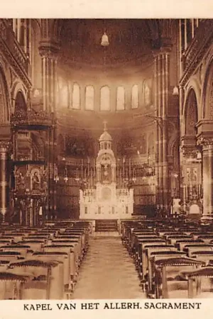 Rotterdam Eendrachtsstraat 93 Retraitenhuis De Thabor Kapel van het Allerh. Sacrament jaren 20 HC5932 Oferta