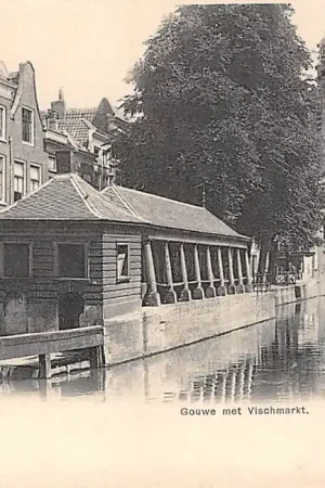 Nowość Gouda Gouwe met Vischmarkt 1902 HC2956