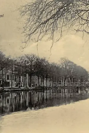 Gouda Fluweelensingel met voormalige Doelebrug en Stoomgemaal 1909 HC2069 Bezpieczna płatność