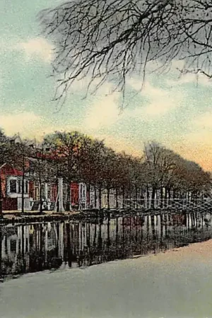Gouda Fluweelensingel 1912 Voormalige Doelebrug en Stoomgemaal HC2067 Rabat