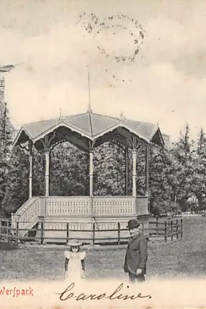 Leiden Muziektent v.d. Werfpark 1906 HC1097 Autentyczny