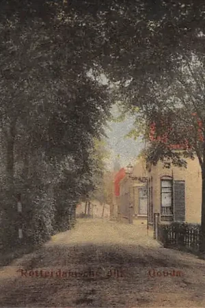 Zamów teraz Gouda Rotterdamsche Dijk langs de IJssel 1917 HC246