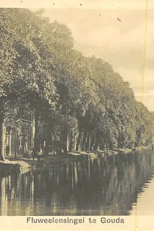 Gouda Fluweelensingel met stoomgemaal 1912 HC35 Wysoka jakość