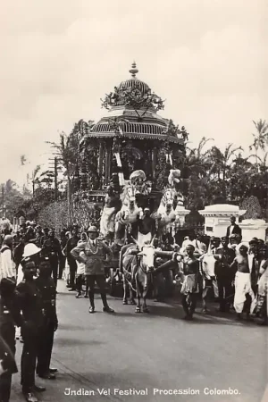 Ostatnia szansa Sri Lanka Ceylon Colombo Indian Vel Festival Procession Azië HC60815