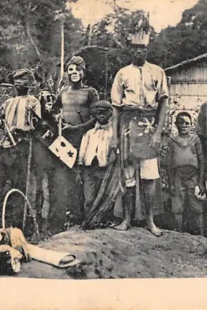 Angola Portuguese Congo Rapases da Missiao Catholica Congo Rozen van de Katholieke Missie R.K. Guerreiros Afrika Africa HC60246 Promocja