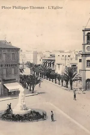 Niska cena Tunesië Tunisie Sfax Palce Philippe-Thomas - L'Eglise 1925 Afrika HC52577