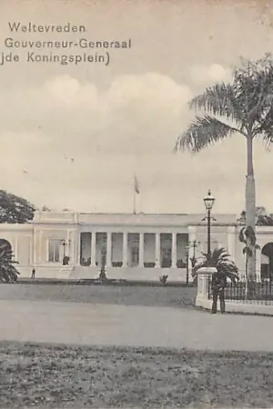 Zamów teraz Nederlands-Indië Weltevreden Paleis Gouverneur Generaal zijde Koningsplein 1912 Indonesië Indonesia Azië HC51879