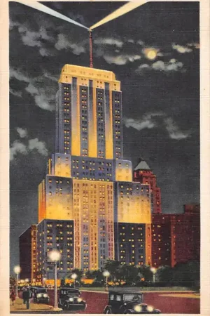 USA Chicago Palmolive Building by Night Noord-Amerika C51127 Ostatnia szansa