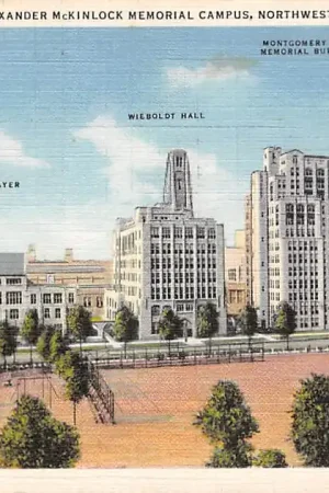 USA Chicago 1936 Alexander McKinlock Memorial Campus Northwestern University Noord-Amerika HC51113 Najlepsza cena