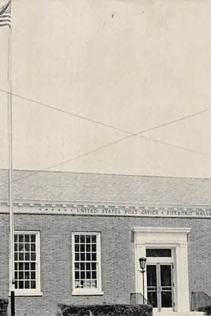 Promocja USA United States Post Office On the Common Foxboro Mass. Noord-Amerika HC51108